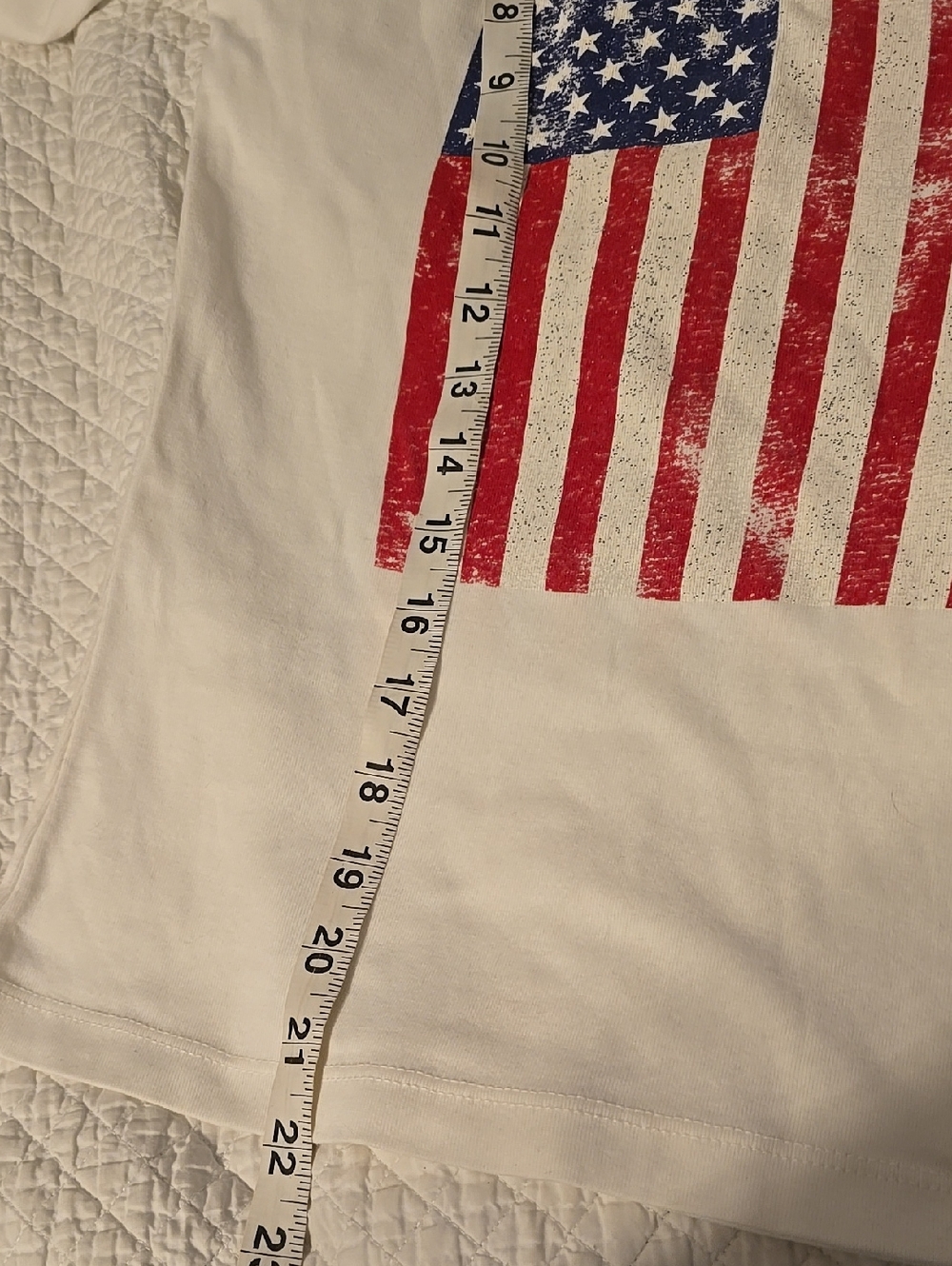 💥Rare Vtg Velvet Graham Spencer Freedom Flag Top #Z - Picture 8 of 13